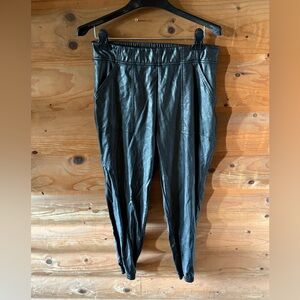 SPANX Black Track Pants